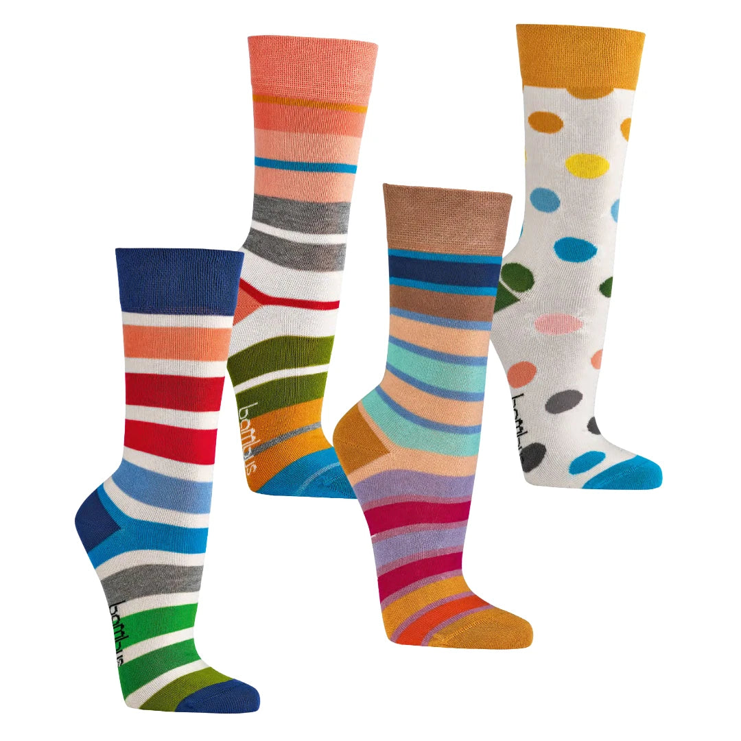 Bambussocken Für Damen Bambus Socken Bunt Bambusstrümpfe – Foot-art