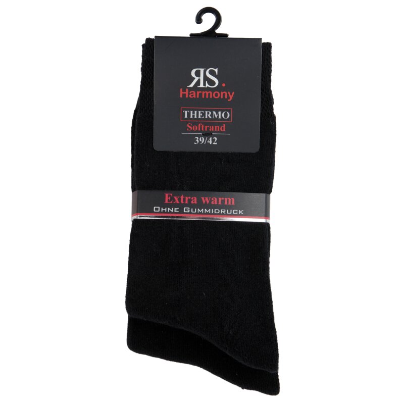 2-10 Paar warme Winter THERMO Damen Socken Softrand Frottee Baumwolle o. Gummi