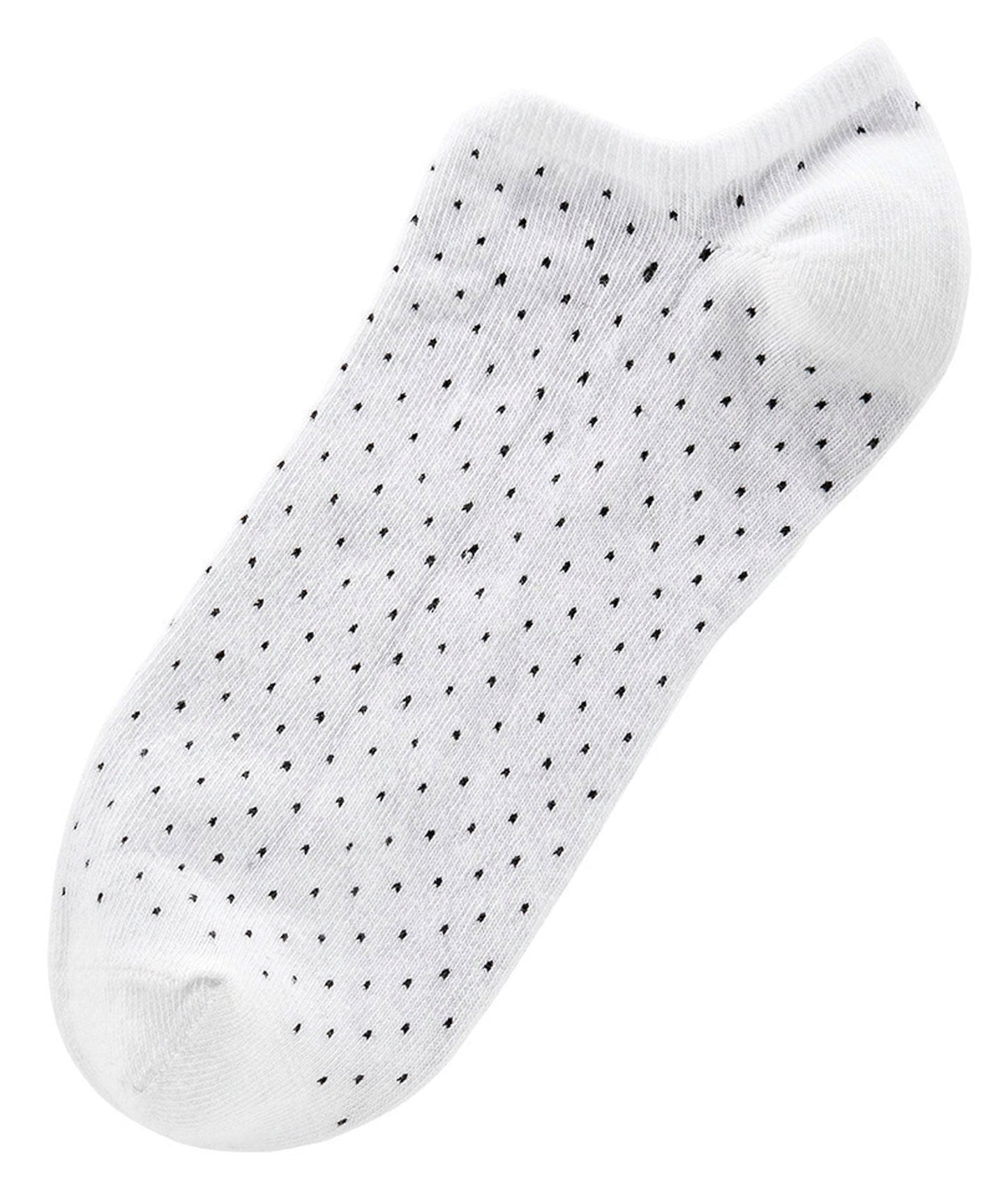 3 Paar Sneaker Socken black&white gekämmte Baumwolle schwarz weiß Muster