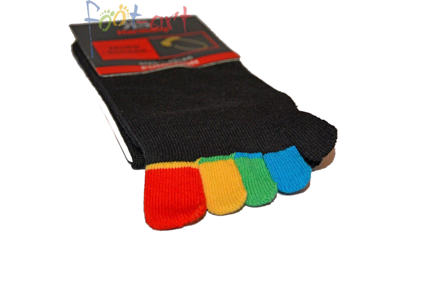 1 bis 10 Paar Zehensocken Baumwolle Zehenstrumpf fünf bunte Zehen echte Ferse