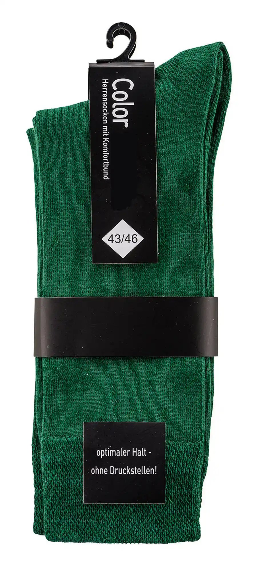 Socken Herren bund in der Farbe Tanne mit Verpackung