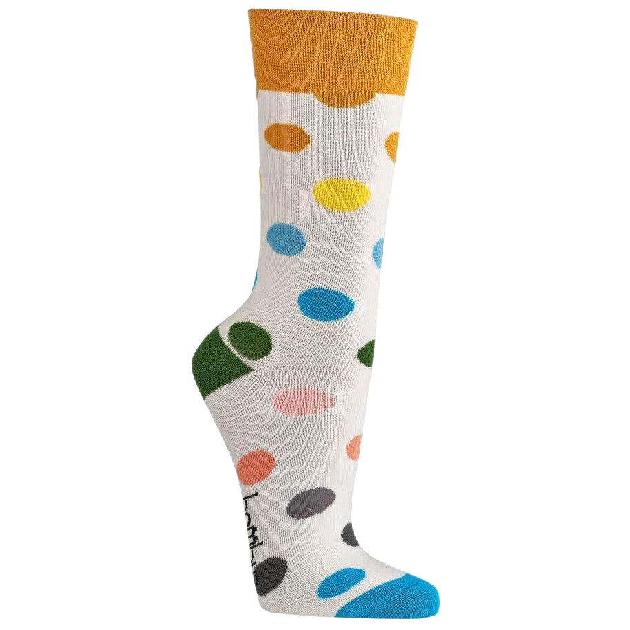 2 Paar fröhlich bunte Bambus Viskose Socken Damensocken ohne Gummi