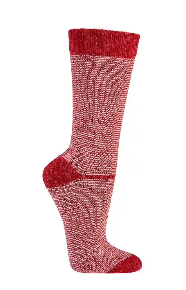 Ringel Wollsocken rot mit Alpakawolle und Merinowolle, toller Griff, 2 Paar