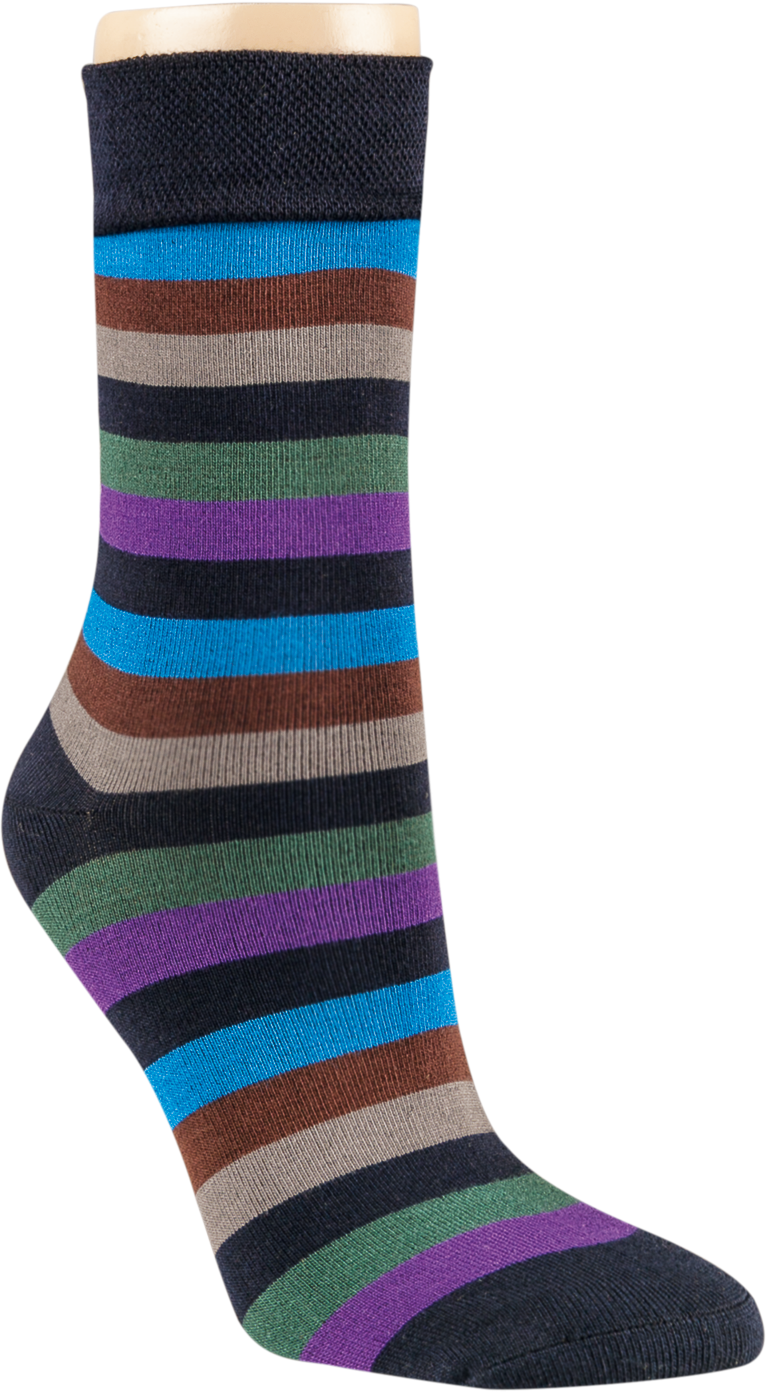 3-15 Paar Bambus Viskose Socken Ringel Softrand ohne Gummi