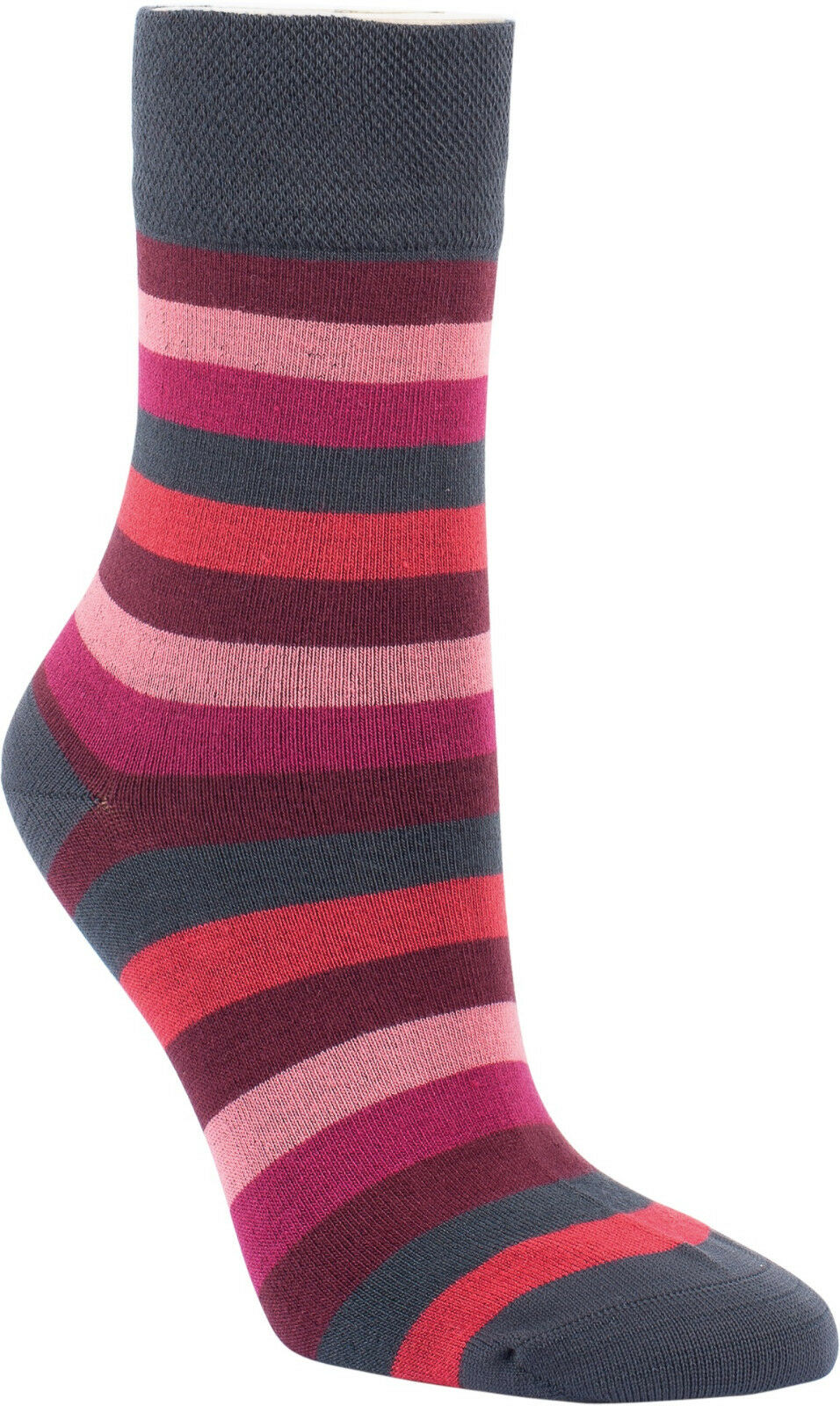 3-15 Paar Bambus Viskose Socken Ringel Softrand ohne Gummi für Damen