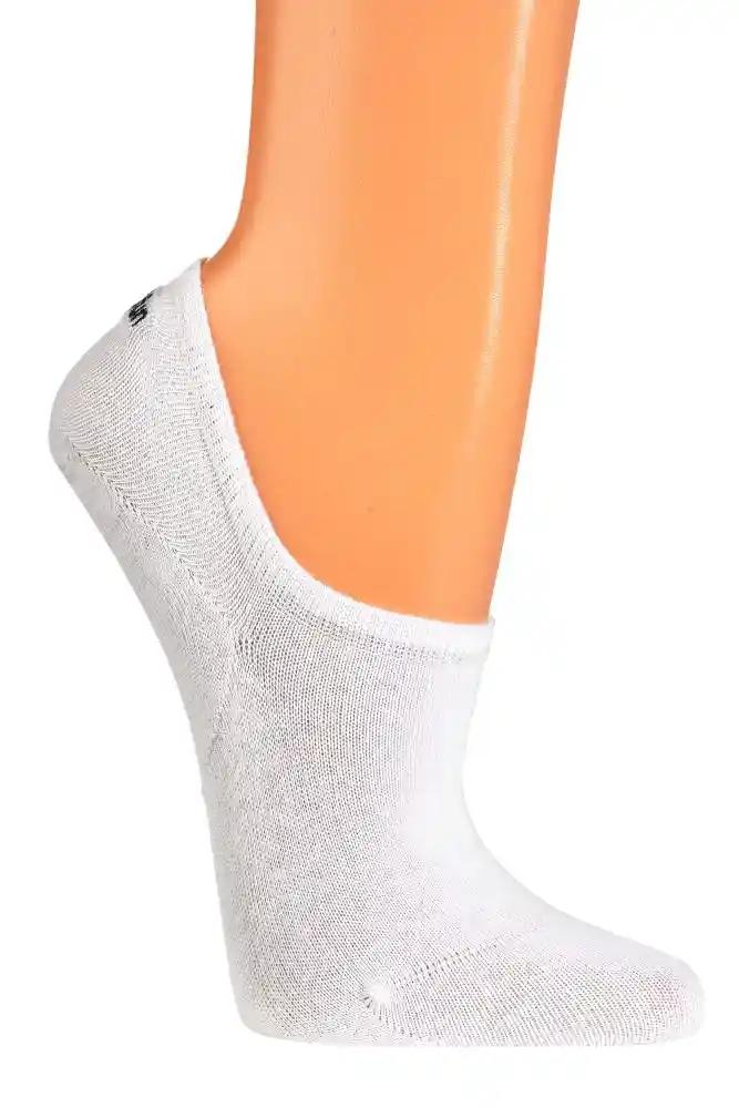 Weiße Füßlinge Socken für Ballerinas und Sneaker mit hohem Baumwollanteil