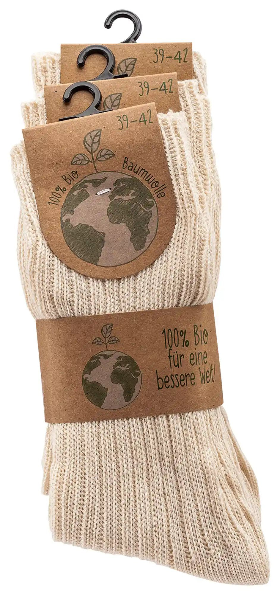 3-15 pares de calcetines con 100% algodón orgánico calcetines deportivos orgánicos para mujer y hombre GOTS