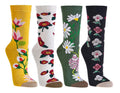 3 pairs of colorful socks with different cheerful motifs lots of cotton