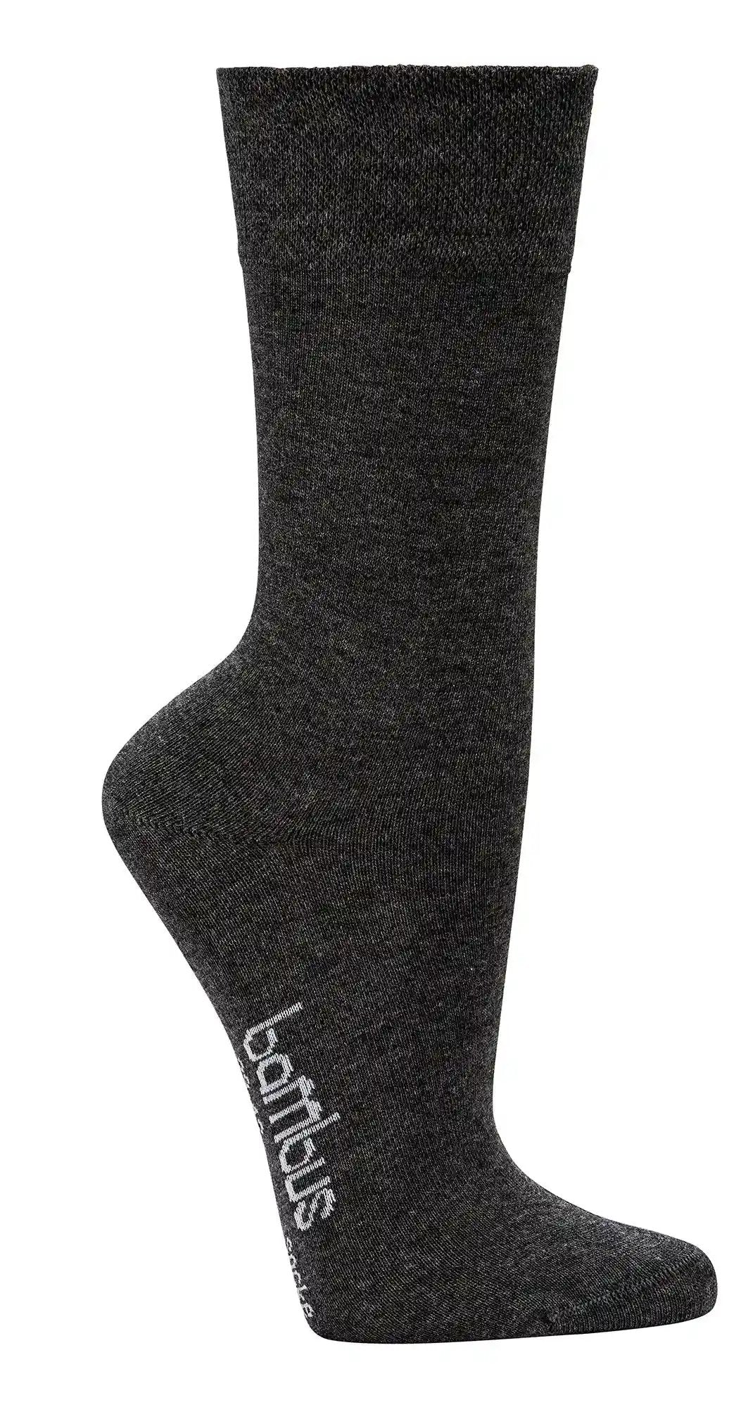 3-15 pairs of bamboo viscose socks melange soft edge without rubber for men and women
