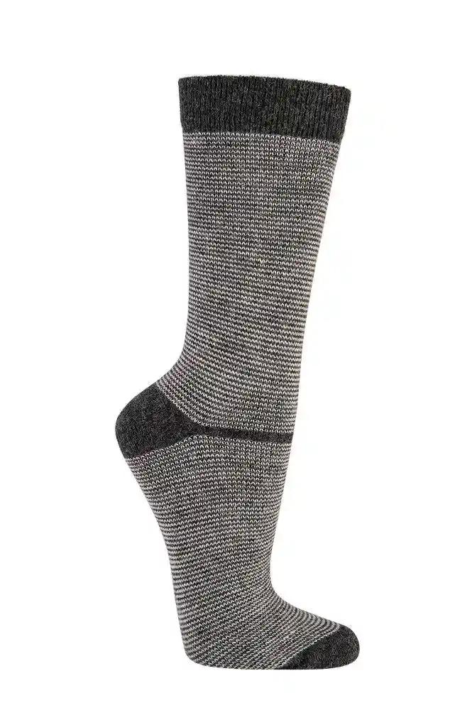 2 pairs of socks with merino and alpaca wool for women and men, colorful stripes