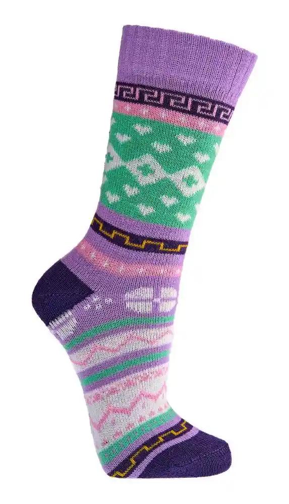 3 o 6 pares de calcetines noruegos coloridos con un bonito estampado Hygge con lana