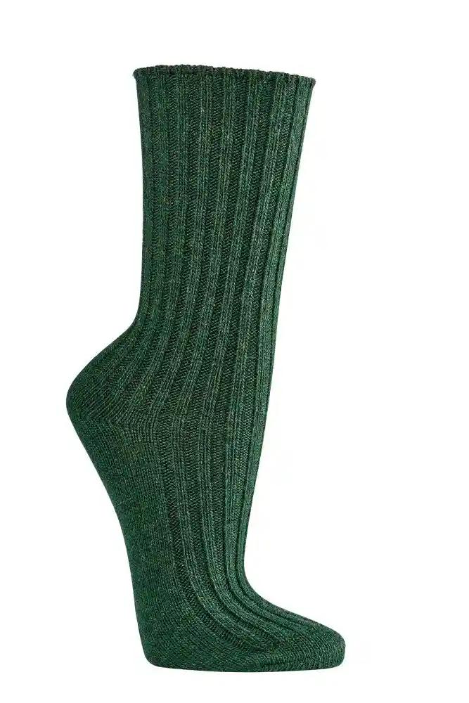 2 o 4 pares de calcetines abrigados con 40% de lana orgánica reciclada en muchos colores hermosos