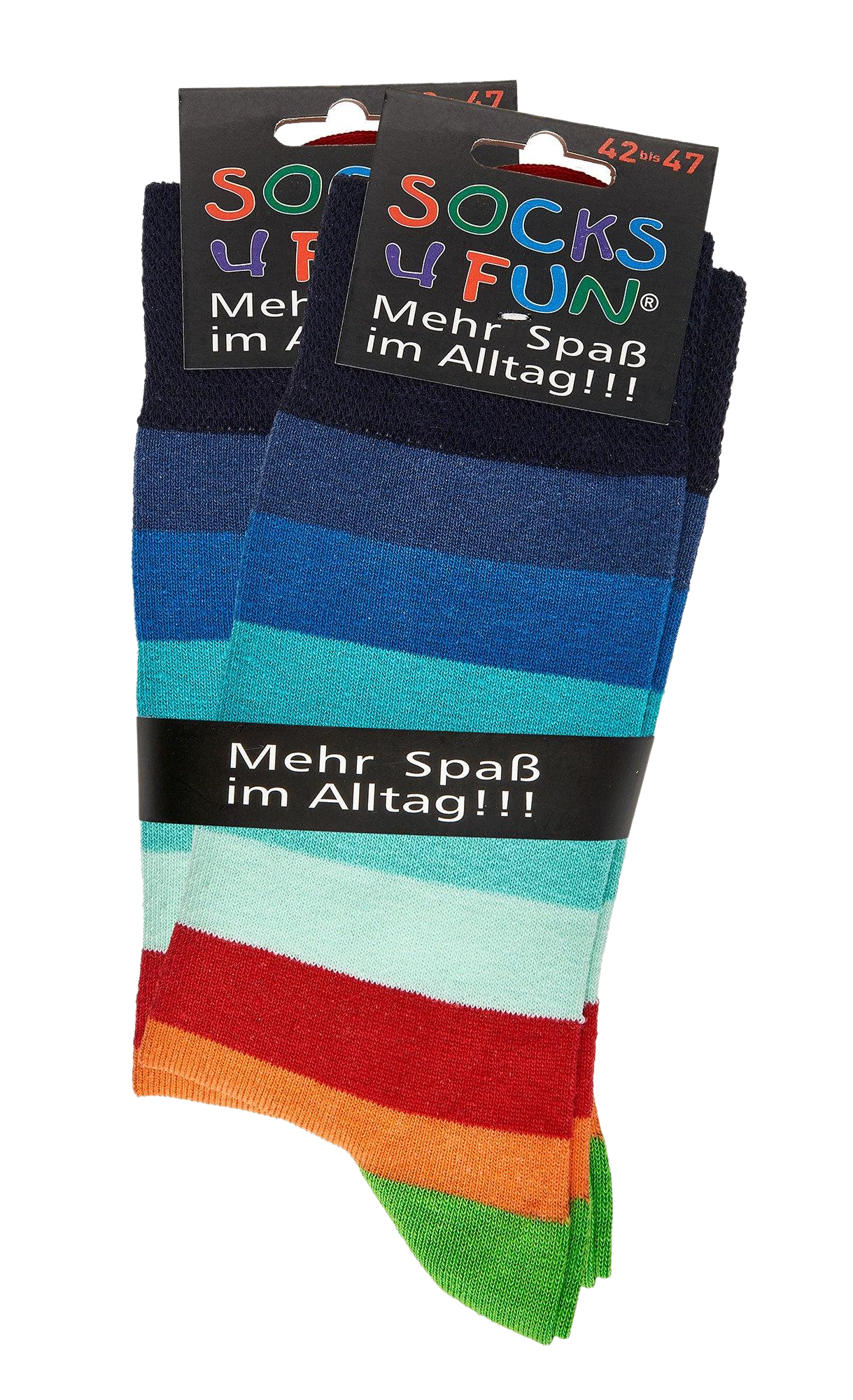2 Paar Regenbogen Socken Baumwolle Unisex LGBTQ Rainbow Toleranz