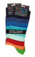 2 Paar Regenbogen Socken Baumwolle Unisex LGBTQ Rainbow Toleranz