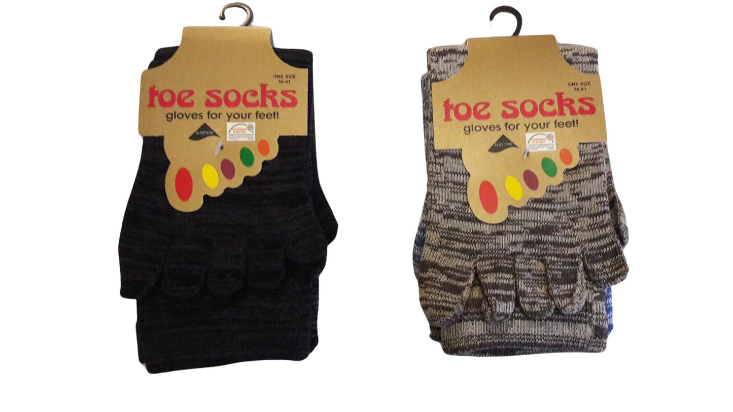 2-4 pairs of toe socks five toe socks 5 toe cotton colorful mottled women