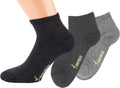 3-15 pairs of bamboo viscose short socks, short stockings, quarter socks MELANGE