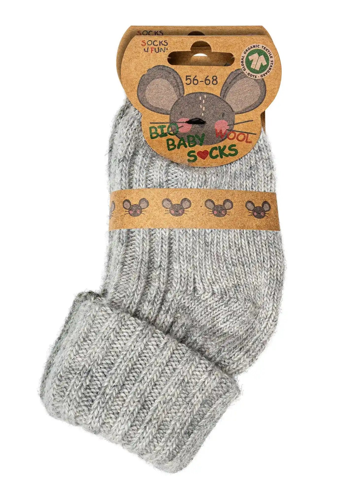 2 pairs of baby children GOTS organic baby wool socks wool socks Norwegian girl boy