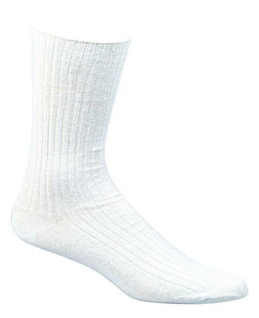 5-20 pairs of boil-proof doctor and nurse socks 100% cotton without rubber print, white