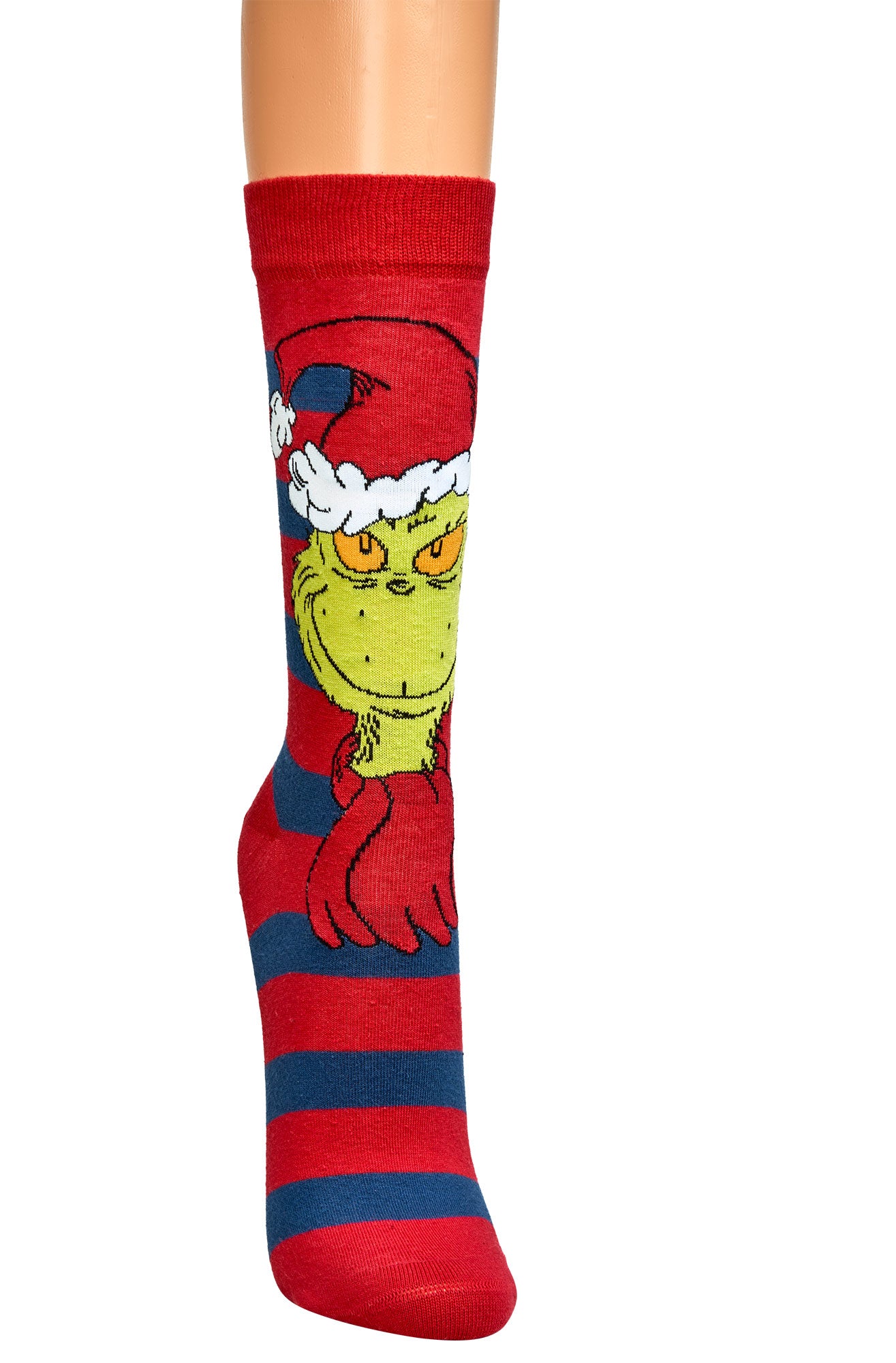 Weihnachtssocken mit The Grinch™ Motiven – Freche Socken für die Weihnachtszeit, Größen 36-41 und 42-47