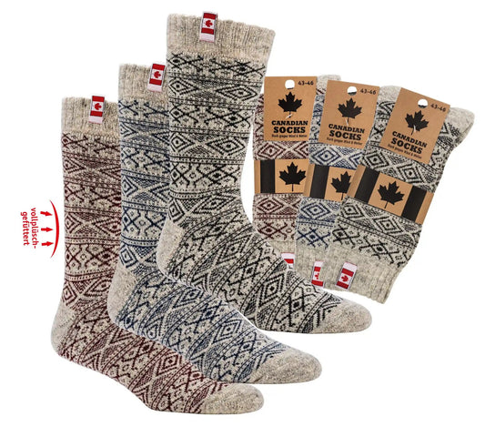 THERMO Norwegian socks wool socks women men children