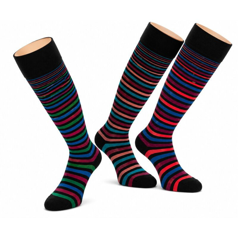 Drei Paar RS Harmony Alma Bambus Socken für Damen bunt geringelt mit Softrand