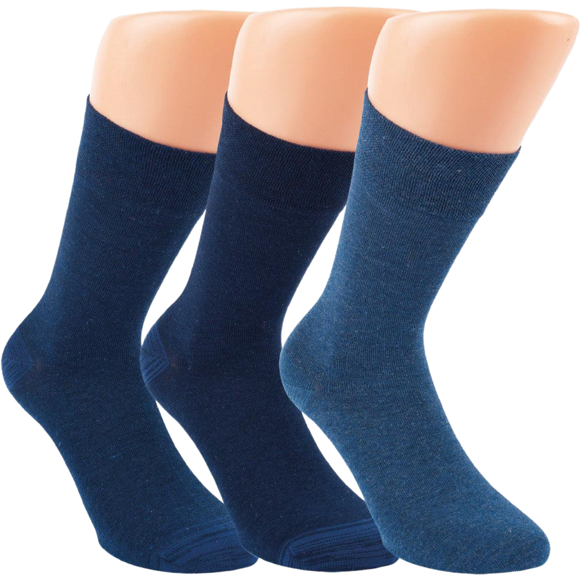 Bambussocken in der Farbe Blau und in halblanger Ausführung. Die Socken sind dünn ausgebildet und super für den Sommer geeignet.