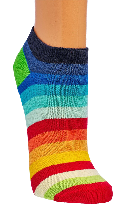 2 pares de calcetines deportivos arcoíris algodón unisex LGBTQ arcoíris tolerancia