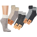2 Paar warme Winter Wollsocken mit 35% Wolle und 20% Alpakawolle Umschlag Socken Damensocken Herrensocken
