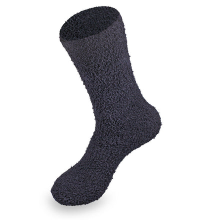 1-3 Paar Herren Kuschelsocken Bettsocken, weiche graue Wellnesssocke in Übergröße 39-50, flauschige Komfortsocke aus Polyester und Elasthan für optimalen Sitz