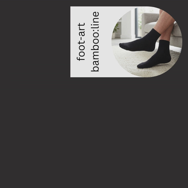 bamboo:line | Bambus Kurzsocken ohne Gummi