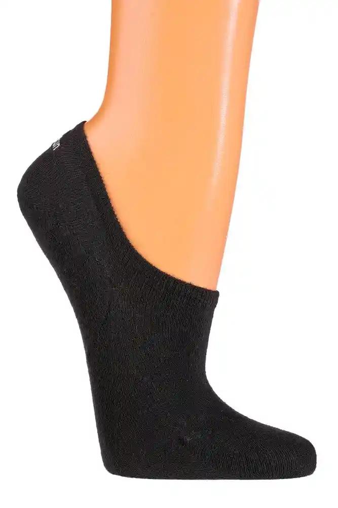 Füsslinge mit viel Baumwolle und ABS für Ballerinas Sneaker  Hier sind die Socken in der Farbe schwwarz abgebildet.