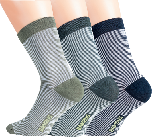 3 to 15 pairs of bamboo viscose socks with fine RINGELS soft edge without rubber unisex
