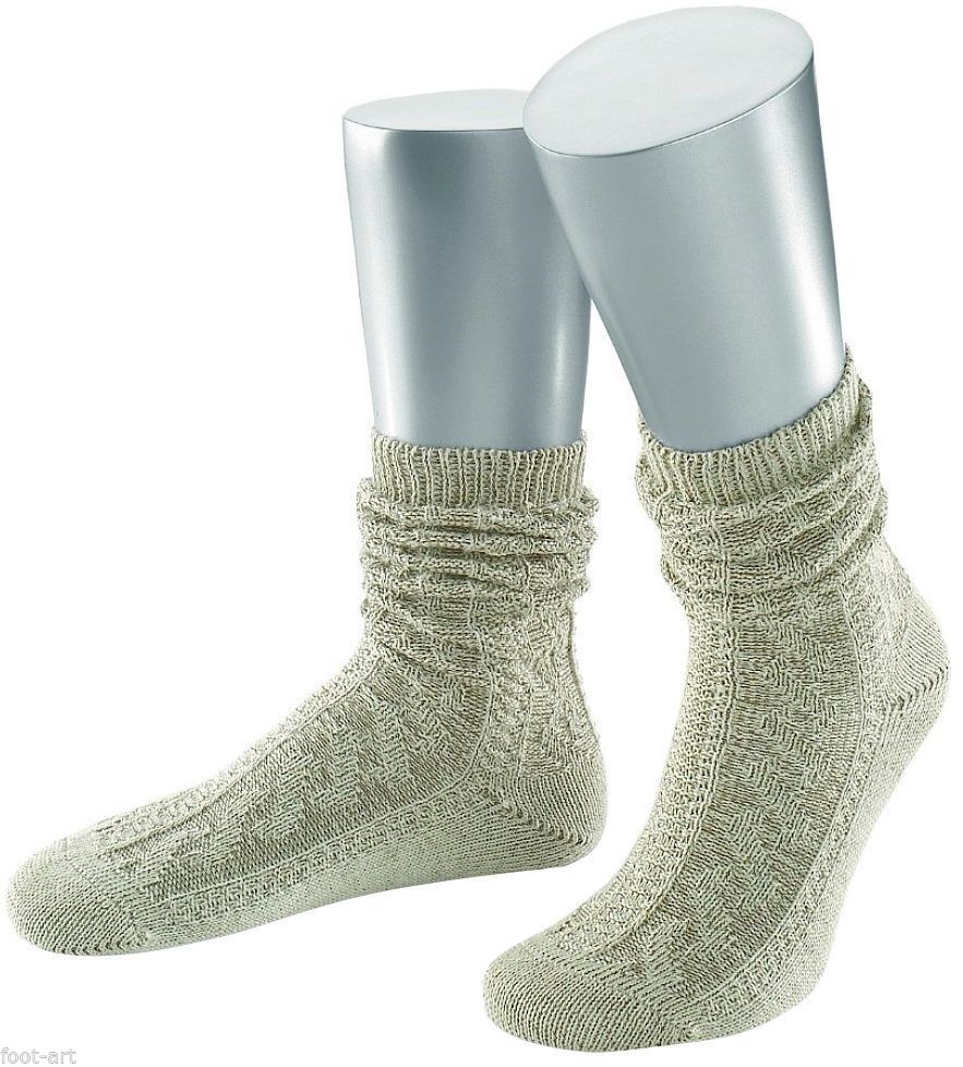 Shoppersocken Oktoberfestsocke ideal zu Lederhosen sind der klassiker unter den Socken. Hier in der halblangen Ausführung und in beige abgebildet ein asolutes must have!