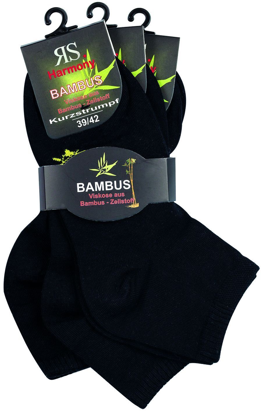 3-15 pairs of black bamboo viscose short socks, short stocking quarter socks