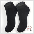 3 or 6 pairs of black or white sneaker socks designed for diabetics